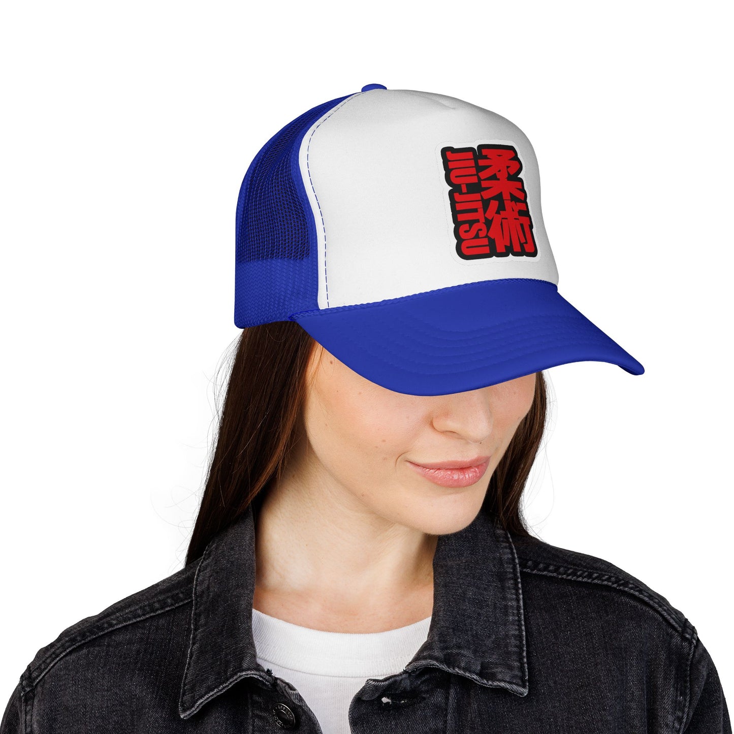 Czapka Jiu-Jitsu Trucker – czerwona czapka Kanji Martial Arts